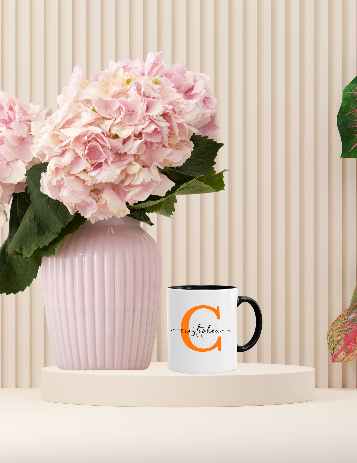 Letter & name mug (for him)
