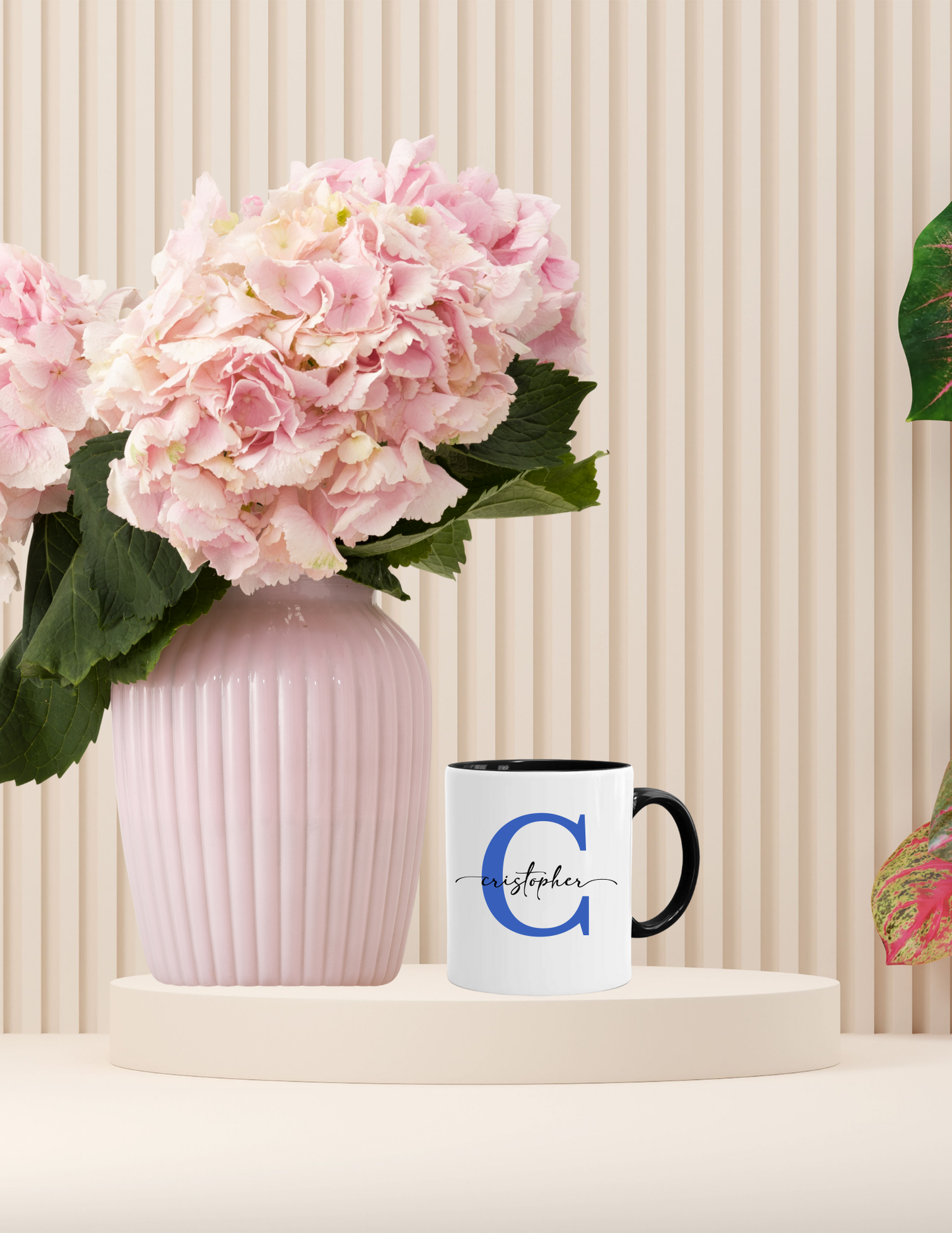 Letter & name mug (for him)