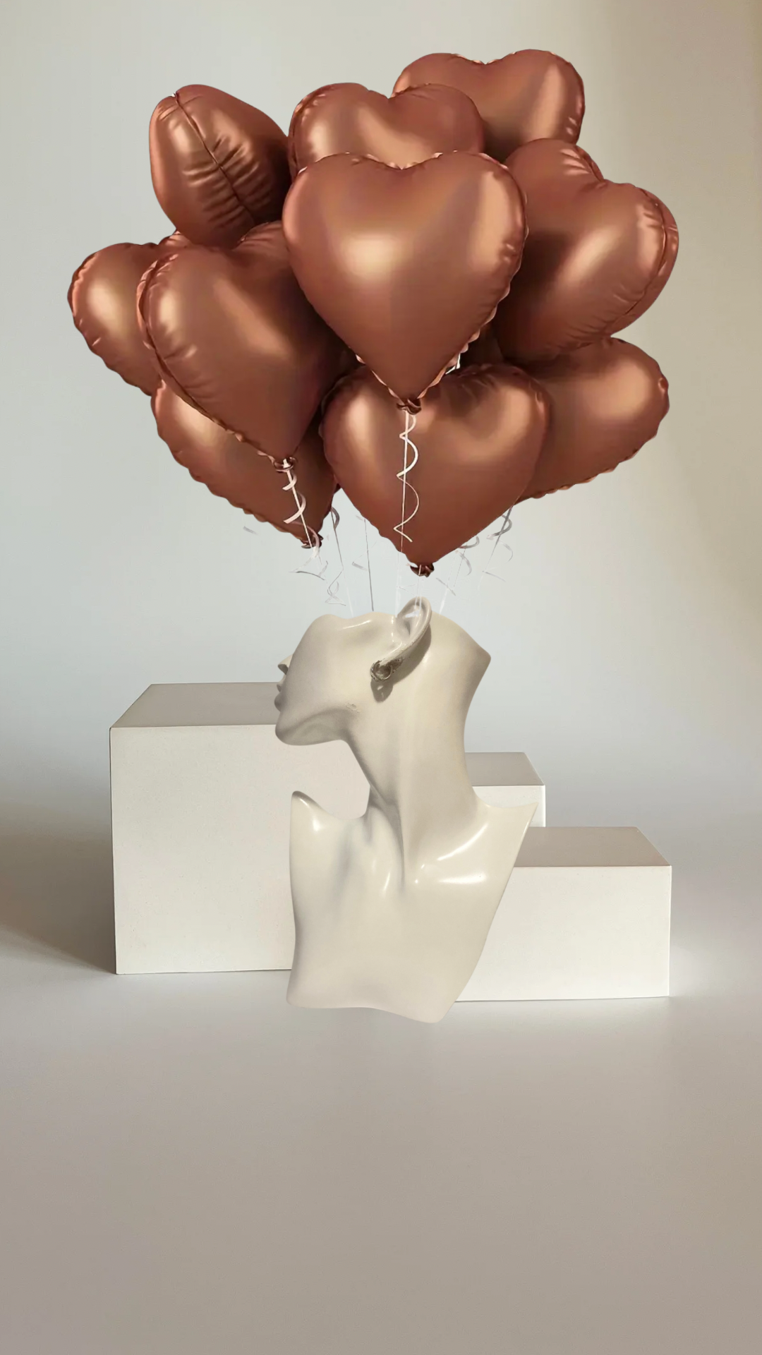 Heart balloon bouquet