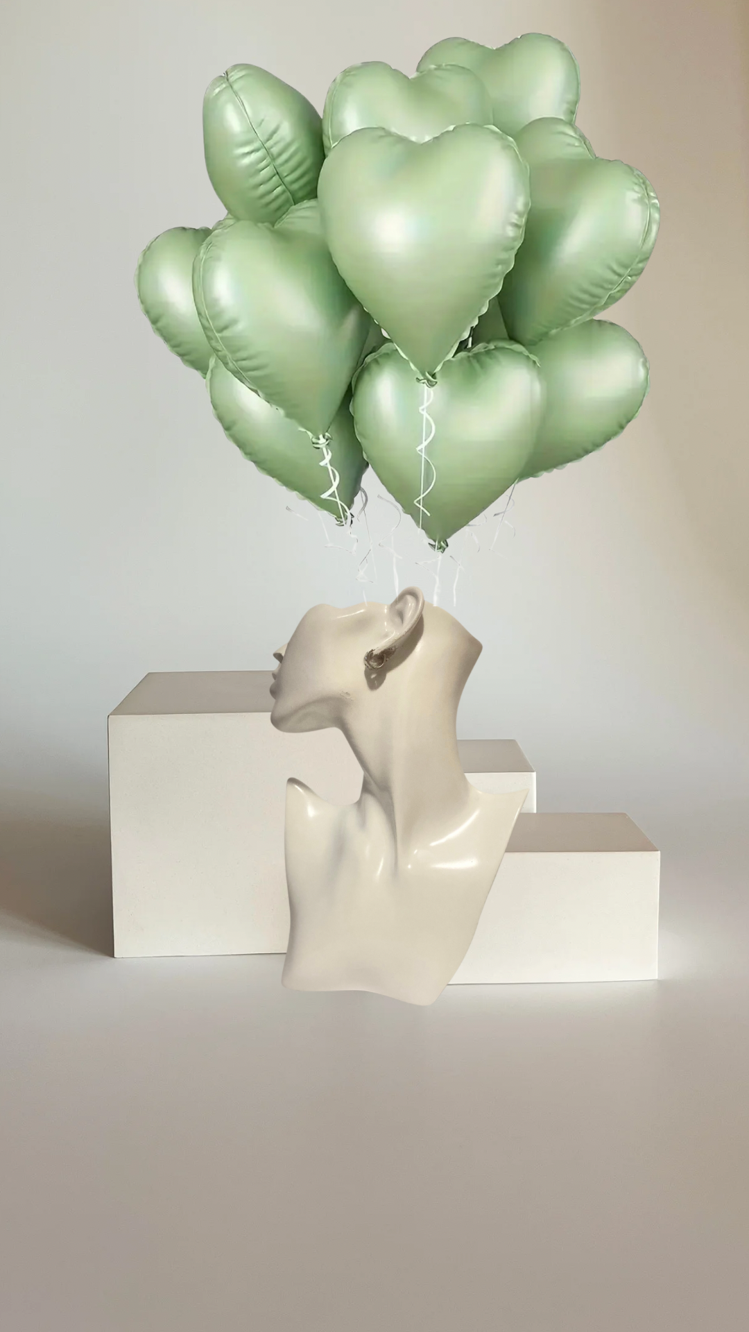 Heart balloon bouquet