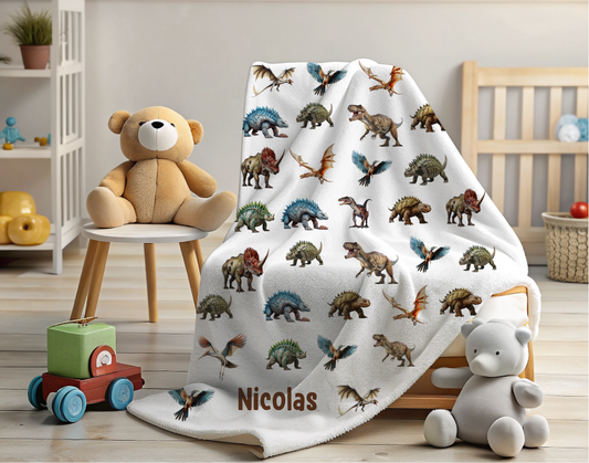 Dinosaurs blanket