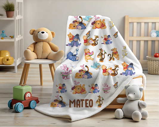Pooh blanket