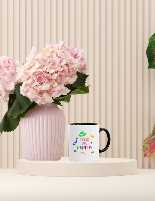 Feliz dia papito mug
